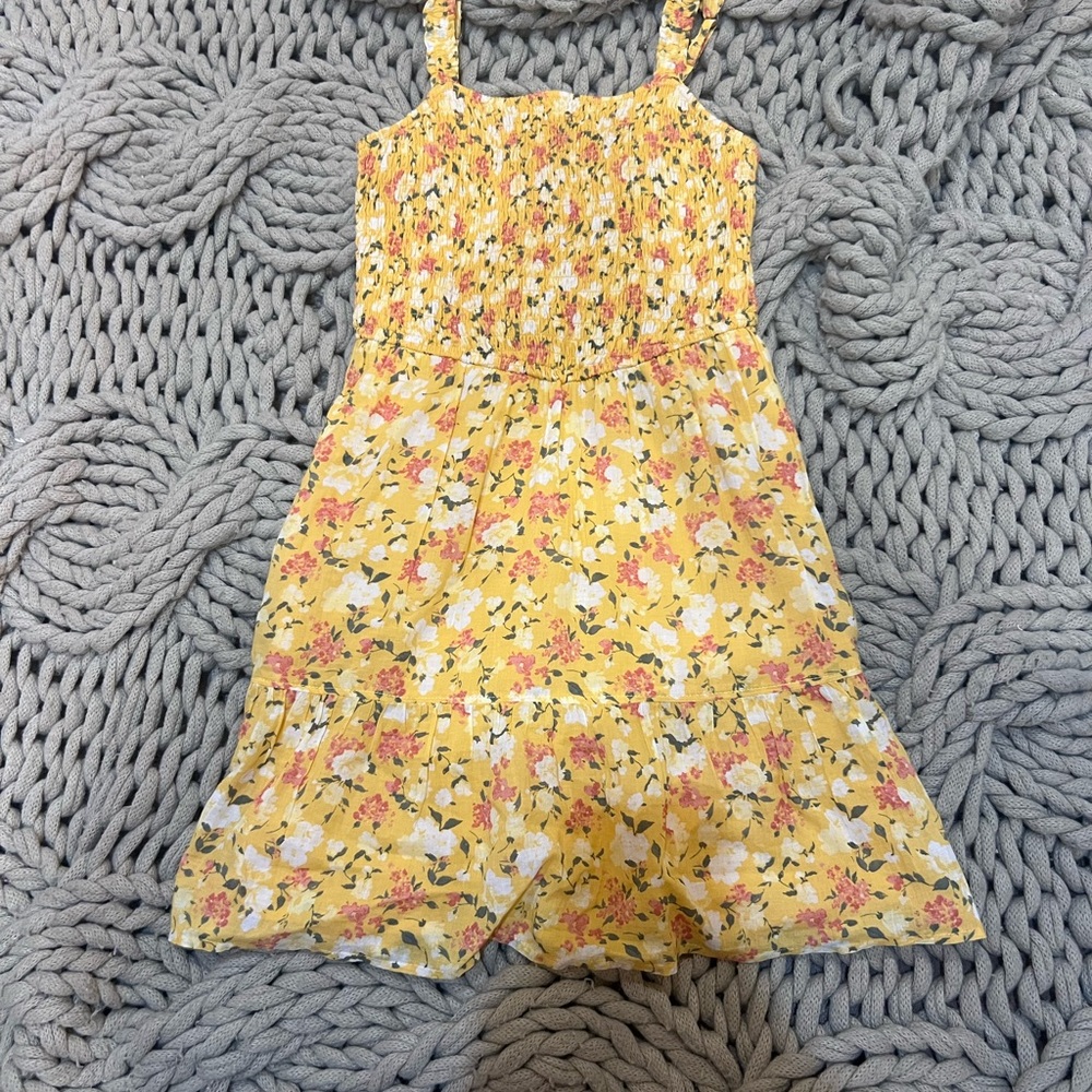 Abercrombie Kids Yellow Floral Sundress